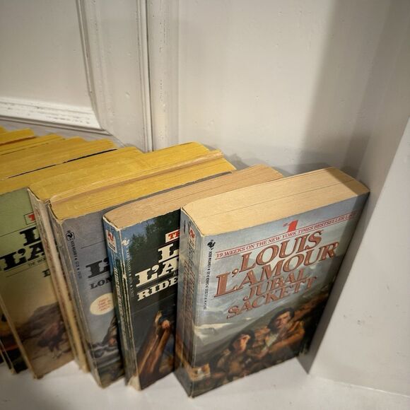 Louis Lamar Sacket Series 18 Book Complete Paperback Set - Picture 9 of 12